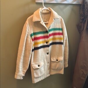 Hudson Bay - Heritage Wool Jacket w Traditional Stripes